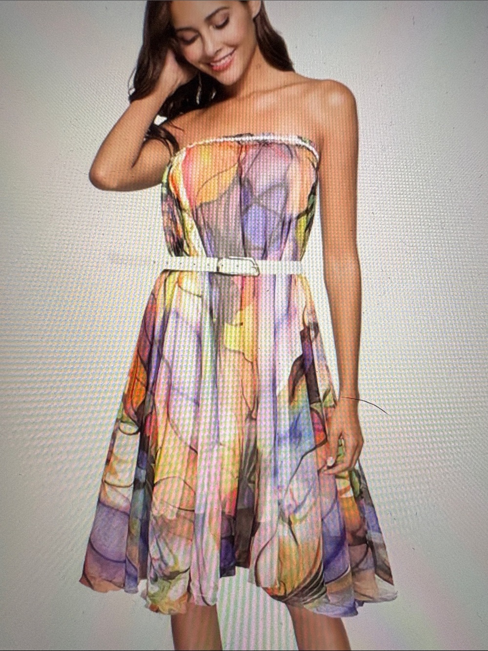NWOT Afibi Maxi Chiffon Skirt/Dress Size Large